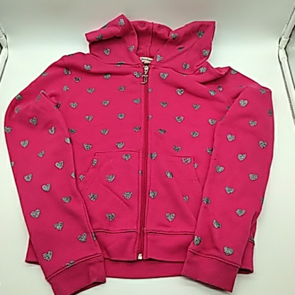 Juicy Couture Other - Juicy Couture Girls Hooded sweatshirt M 4/5T pink